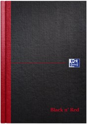 Notitieboek Oxford Black n' Red A5 96vel lijn 1 Stuk