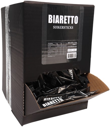 Suikersticks Biaretto 4 gram 600 Stuk-2