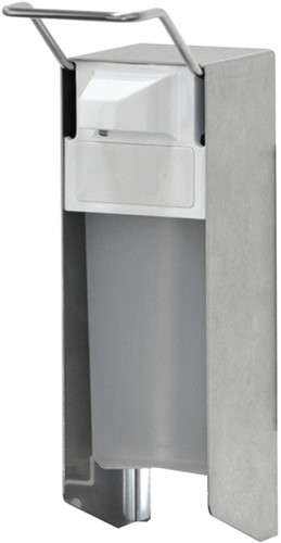 Zeepdispenser Ingoman korte beugel 500ml zilver 1 Stuk
