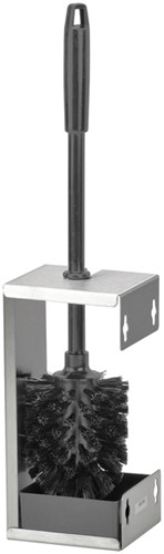 Toiletborstelset Quartzline rvs zilver 1 Set