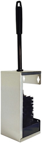 Toiletborstelset Quartzline rvs zilver 1 Set-2