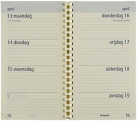 Agenda 2027 Brepols Optivision Pocket Palermo 7dagen/2pagina's zwart-2