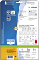 Etiket HERMA 5075 A4 99.1x33.8 mm premium wit 25 Vel-1