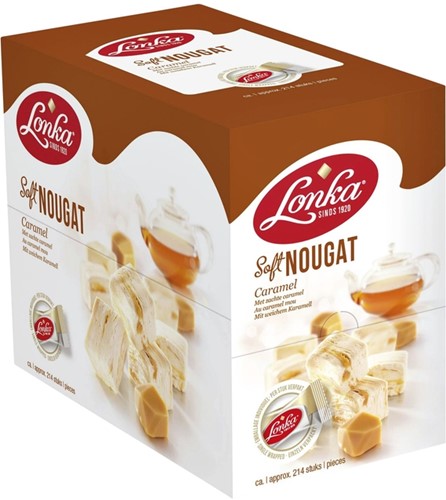 Nougat Lonka caramel doos 214 stuks 214 Stuk