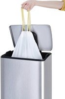 Afvalzak EKO MDPE type F1 met trekband 49x68cm 18-28L wit rol à 20 stuks-1
