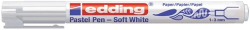 Viltstift edding 1500 soft wit 1 Stuk