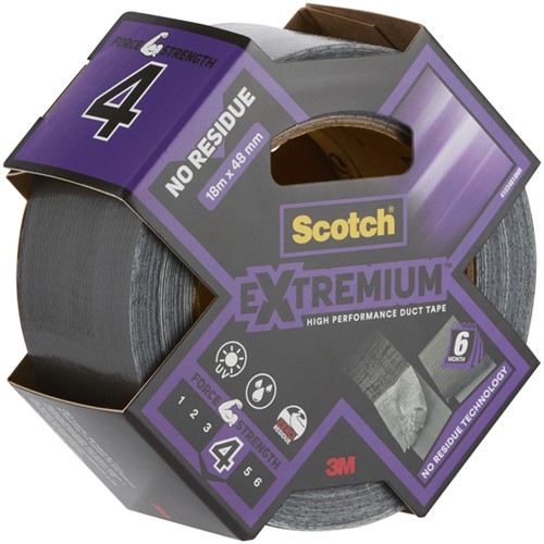 Duct tape Scotch Extremium  18.2mx48mm grijs 1 Rol-2