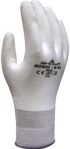 Griphandschoen Showa B0502 XXL wit 1 Stuk
