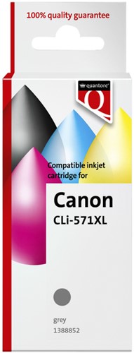Inktcartridge Quantore Canon Cl-571XL grijs 1 Stuk