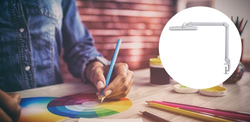 Werkpleklamp MAUL Intro LED tafelklem dimbaar wit 1 Stuk-2