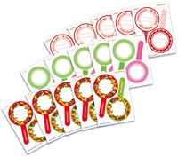 Etiket HERMA 15446 keuken new look rood 3 Vel-2