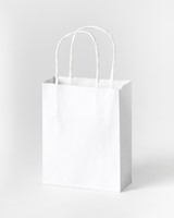 Tas Folia kraft 110gr 12x15x5.5cm 20 stuks wit 20 Stuk-2