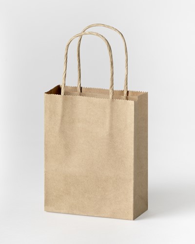 Tas Folia kraft 125gr 12x15x5.5cm 20 stuks naturel 20 Stuk-2