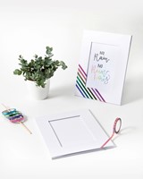 Fotoframe Folia 166x216mm karton wit 1 Stuk-2