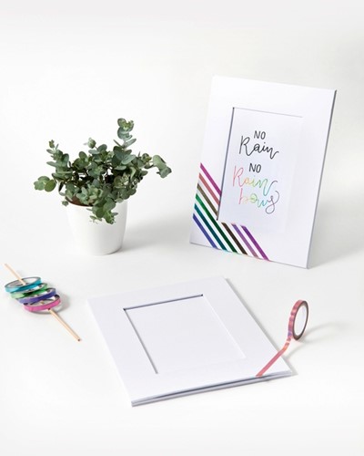 Fotoframe Folia 166x216mm karton wit 1 Stuk-2