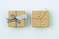 Doos karton Folia mini 7.5x7.5x4.5cm 10stuks kraft 10 Stuk-2