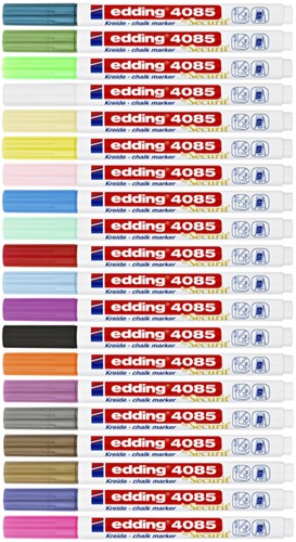 Krijtstift edding 4085 by Securit rond 1-2mm pastel roze-3