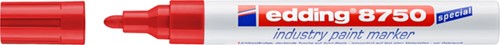 Paintmarker edding 8750 industrie 2-4mm rood 1 Stuk