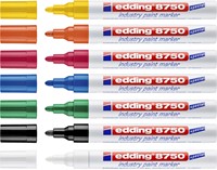 Paintmarker edding 8750 industrie 2-4mm geel 1 Stuk-3