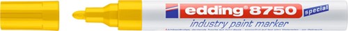 Paintmarker edding 8750 industrie 2-4mm geel 1 Stuk