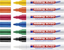 Paintmarker edding 8750 industrie 2-4mm blauw 1 Stuk