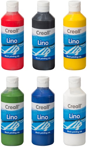 Linoleumverf Creall Lino zwart 250ml 250 Milliliter-2