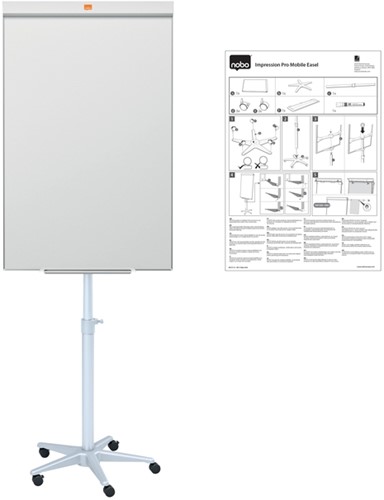 Flipover Nobo Impression Pro mobiele whiteboard 1 Stuk-3
