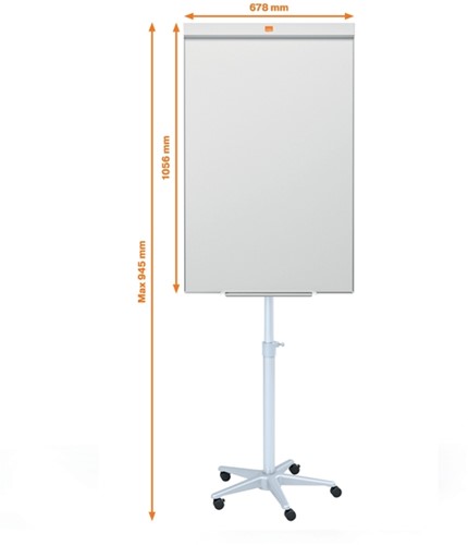 Flipover Nobo Impression Pro mobiele whiteboard 1 Stuk-10