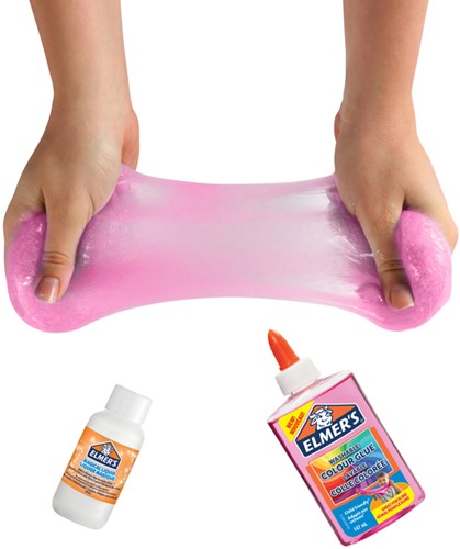 Kinderlijm Elmer's 147ml transparant roze 147 Milliliter-1