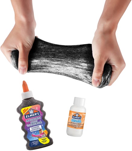 Kinderlijm Elmer's 177ml glitter zwart 177 Milliliter-1