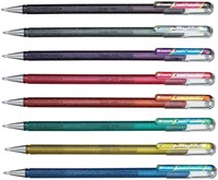 Gelschrijver Pentel K110 Dual M metallic 8st ass 8 Stuk-2