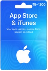 CADEAUKAART LEEG HANGTAG ITUNES 15-200 1 Stuk