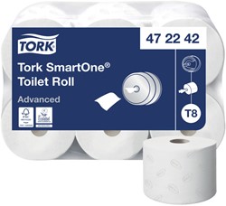 Toiletpapier Tork T8 Advanced 2laags 207m wit 6 Rol
