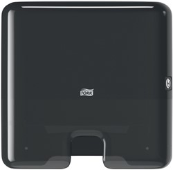 Handdoekdispenser Tork H2 Elevation klein zwart 1 Stuk