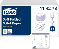 Toiletpapier Tork T3 Premium gevouwen wit 114273 30 pak