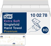 Handdoek Tork H3 Premium 2laags 226x230mm wit 15 Stuk