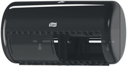 Toiletpapierdispenser Tork T4 duo zwart 1 Stuk