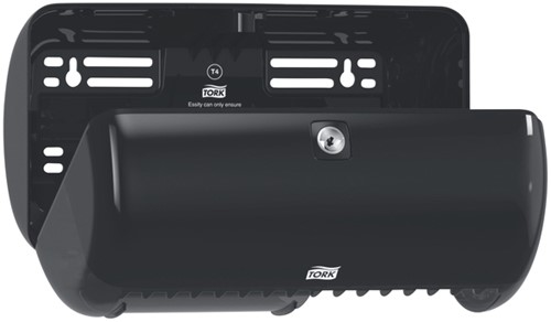 Toiletpapierdispenser Tork T4 duo zwart 1 Stuk-1