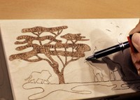 Houtbrander Pebaro de luxe 1 Set-2