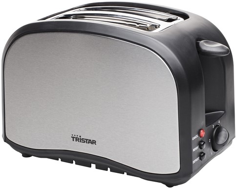 Broodrooster Tristar BR1022 met 6 standen zwart 1 Stuk