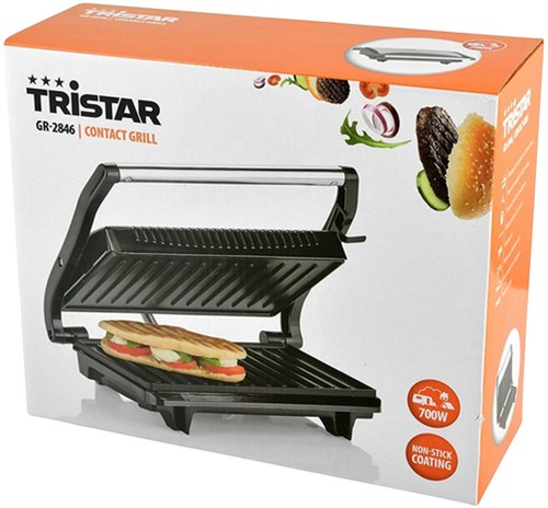 Tosti grillplaat Tristar GR2650 zwart 1 Stuk-2