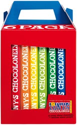 Chocolade Tony Chocolonely Rainbowpack 6 repen 6 Stuk