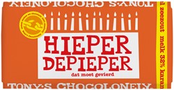 Chocolade Tony Chocolonely hieper de pieper reep 1 Stuk