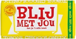 Chocolade Tony Chocolonely melk noga blij met jou 1 Stuk