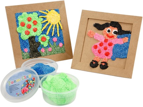 Klei Foam Clay basic 10 x 35gr 10 kleuren 10 Stuk-2