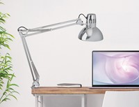 Bureaulamp MAUL Study met tafelklem chroom 1 Stuk-2
