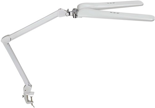 Werkpleklamp MAUL Craft duo LED met tafelklem wit 1 Stuk-2