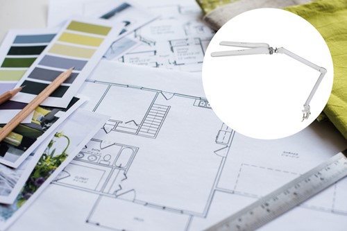 Werkpleklamp MAUL Craft duo LED met tafelklem wit 1 Stuk-1