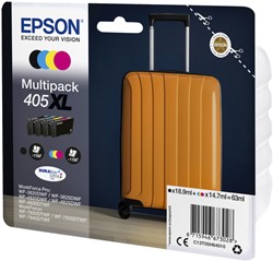 Inktcartridge Epson 405XL T05H64 zwart + 3 kleuren 1 Stuk
