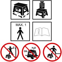 Opstapkruk ProPlus inklapbaar 290x215x220mm grijs 1 Stuk-4